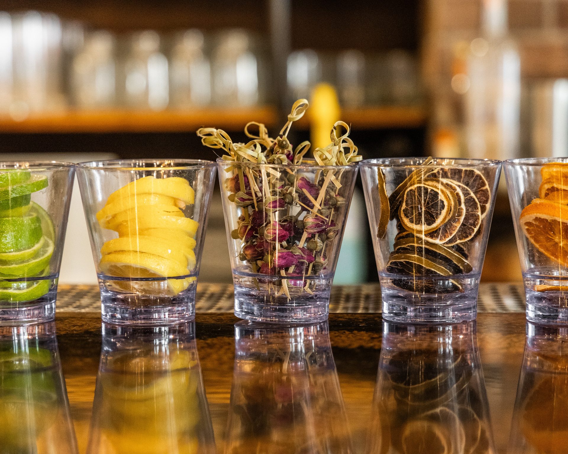 Cocktails at the Bar