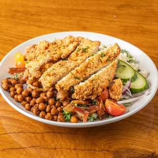 Fried Chicken Kale Cobb Salad
